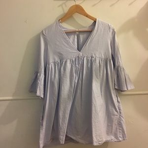 Light Blue Zara Romper